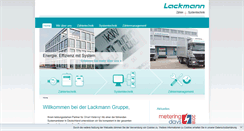 Desktop Screenshot of lackmann.de