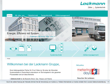 Tablet Screenshot of lackmann.de